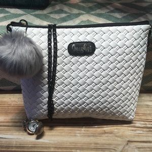 White Clutch bag/make a bag